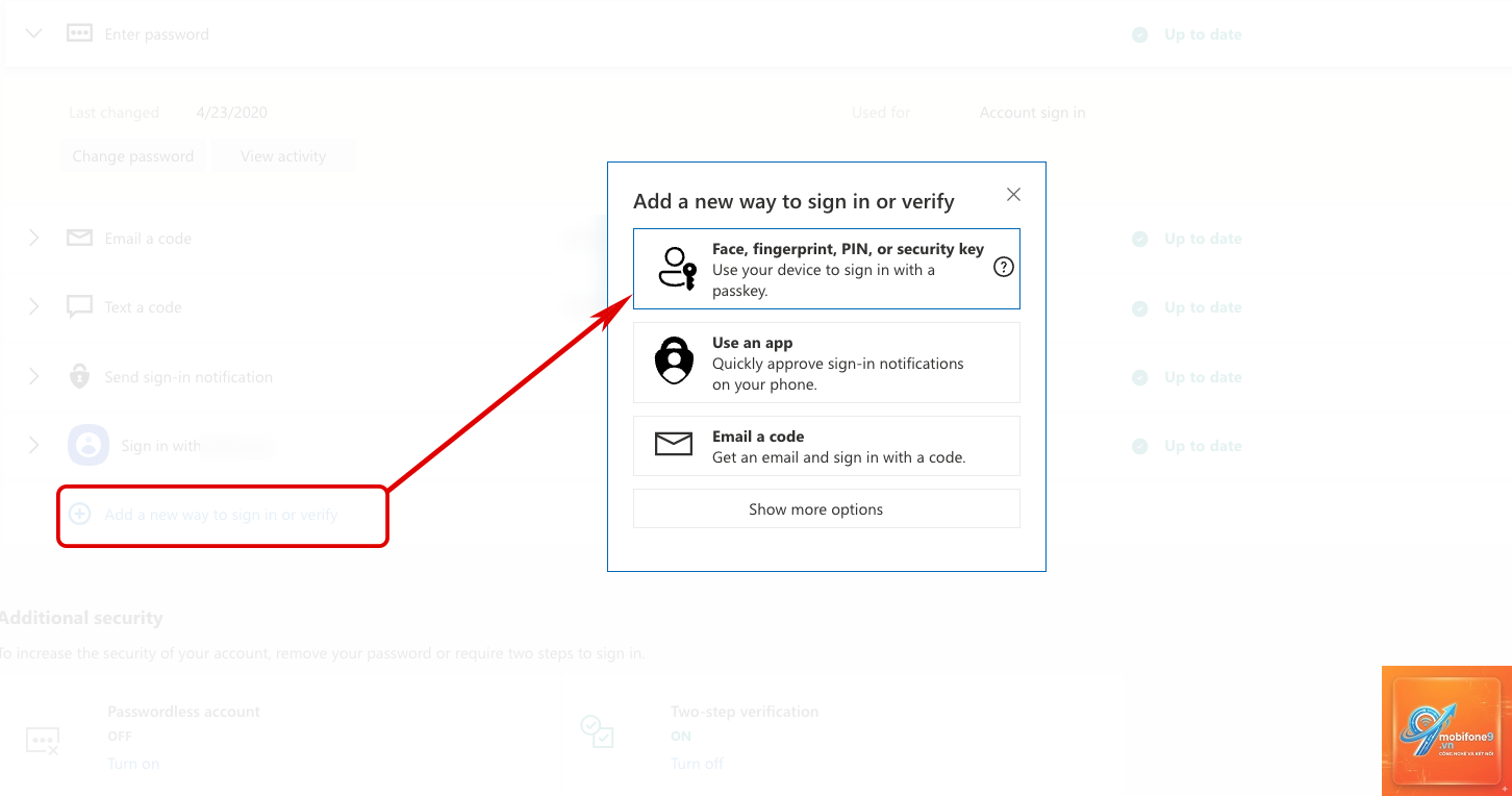 cách sử dụng passkey với microsoft - Hình 3