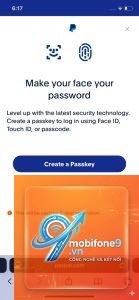 cách sử dụng passkey với paypal