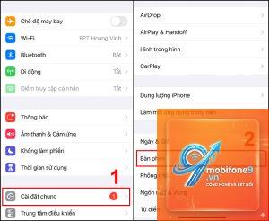 cách sửa bàn phím tiếng Việt trên iPhone