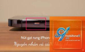 cách sửa iPhone bị hỏng nút gạt rung