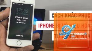 cách sửa iPhone bị vô hiệu hóa