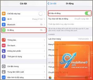 cách sửa iPhone không có dữ liệu di động
