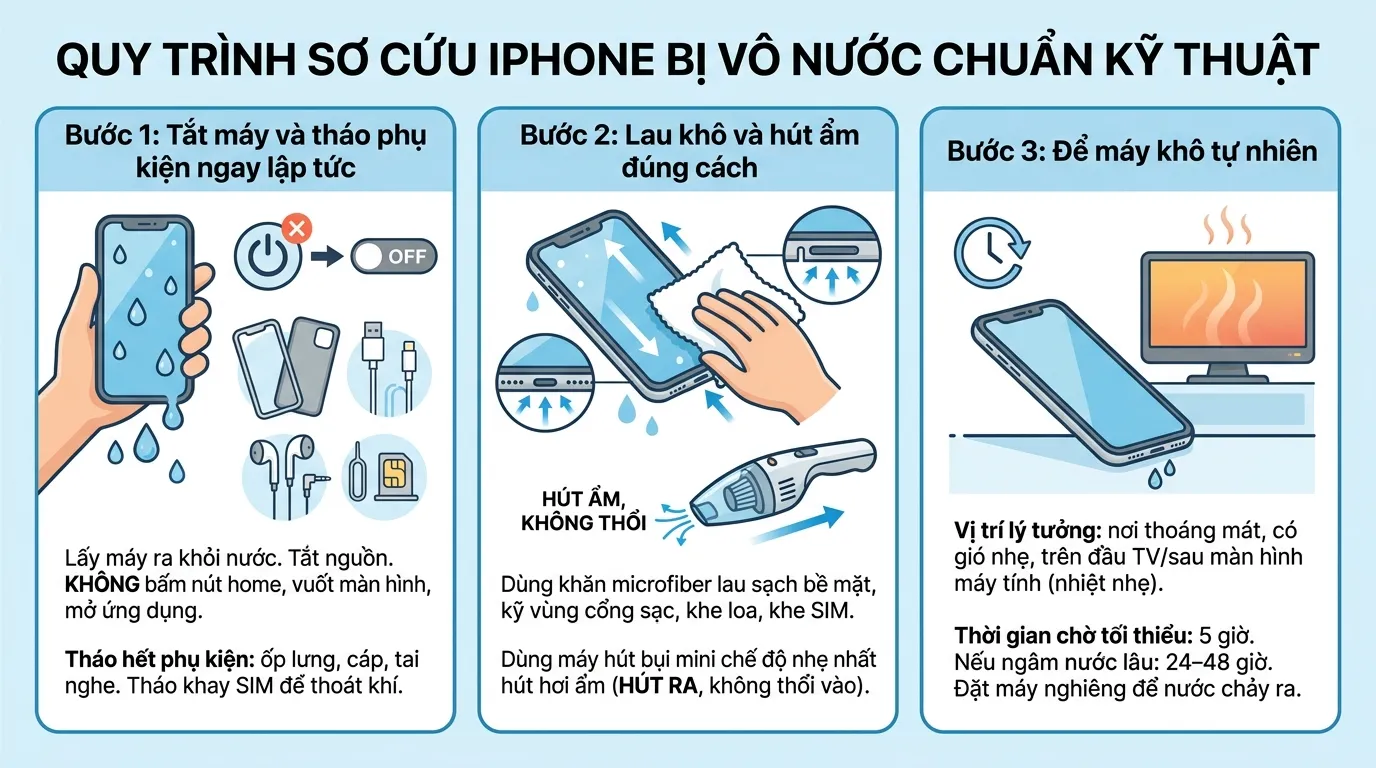 cách sửa iPhone vào nước - Hình 4