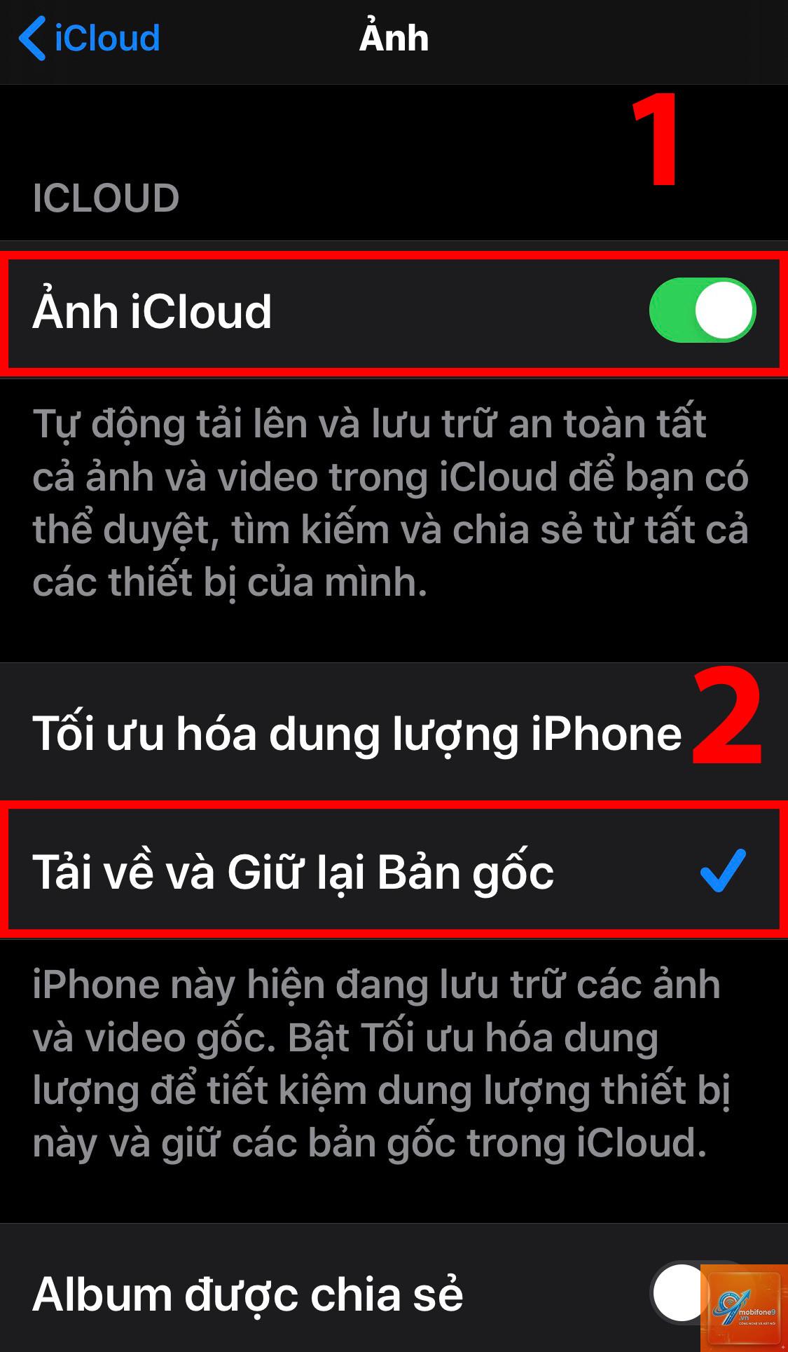 cách tải ảnh từ icloud về iphone - Hình 1
