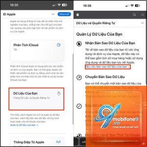 cách tải bản sao lưu iphone