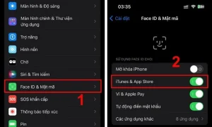 cách tải ứng dụng bằng face id