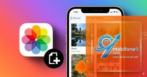 cách tạo album ảnh trên iphone