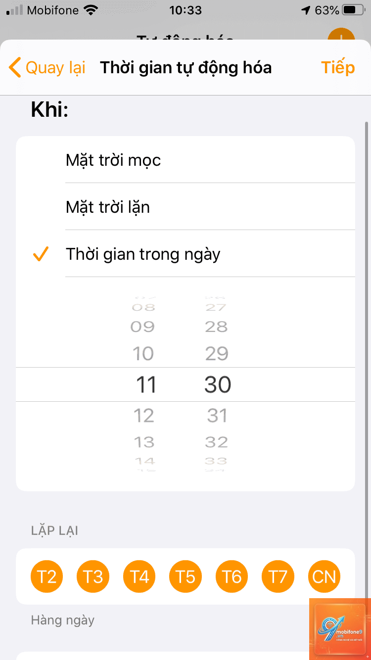 cách tạo automation theo thời gian iphone - Hình 4