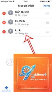 cách tạo danh sách yêu thích iphone
