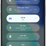 cách tạo focus mode lái xe