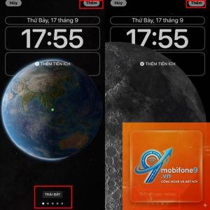 cách tạo hình nền thiên văn iphone