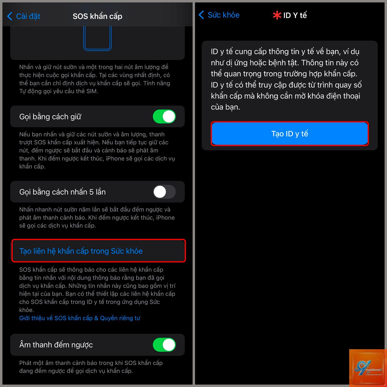 cách tạo hồ sơ y tế trên iphone - Hình 2