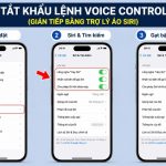 cách tạo lệnh tùy chỉnh voice control