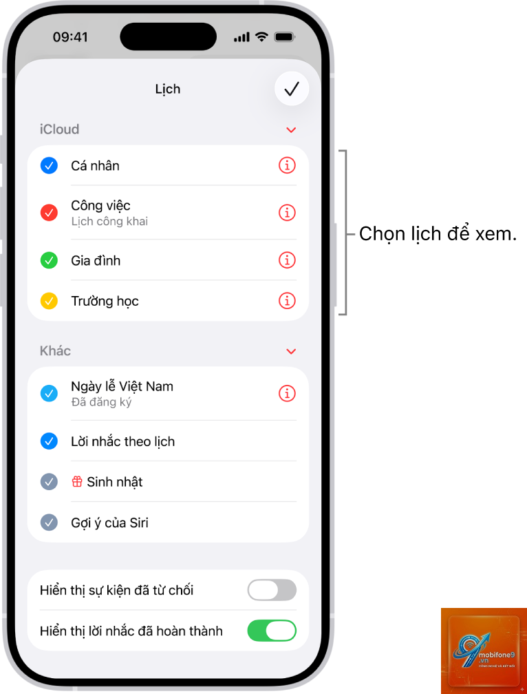 cách tạo lịch gia đình iphone - Hình 3