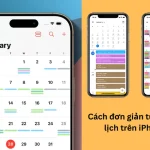 cách tạo lịch trên iphone