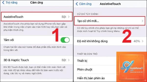 cách tạo thao tác tùy chỉnh assistivetouch - Hình 5