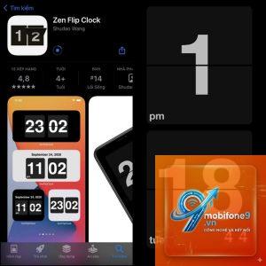 cách tạo widget đồng hồ iphone