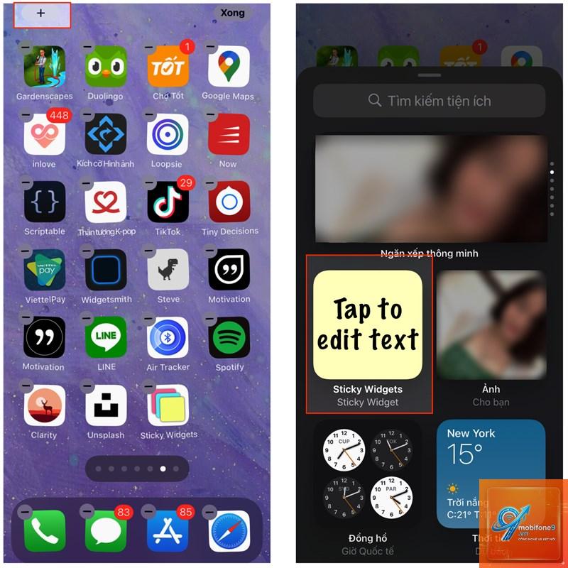 cách tạo widget ghi chú iphone - Hình 4