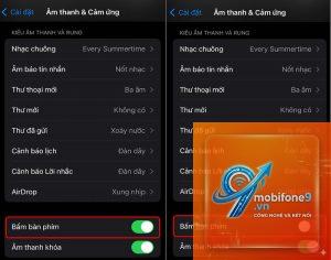 cách tắt âm thanh bàn phím iphone