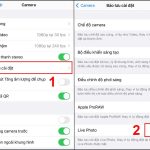 cách tắt âm thanh chụp ảnh iphone