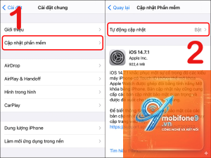 cách tắt cập nhật trực tiếp iphone