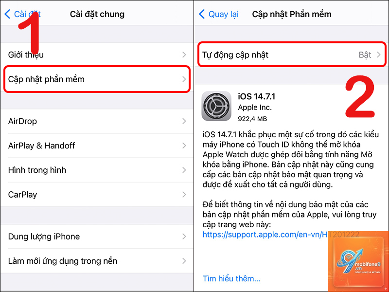 cách tắt cập nhật trực tiếp iphone - Hình 1