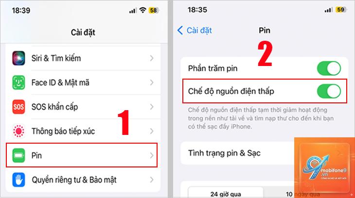 cách tắt chế độ tiết kiệm pin iphone - Hình 1