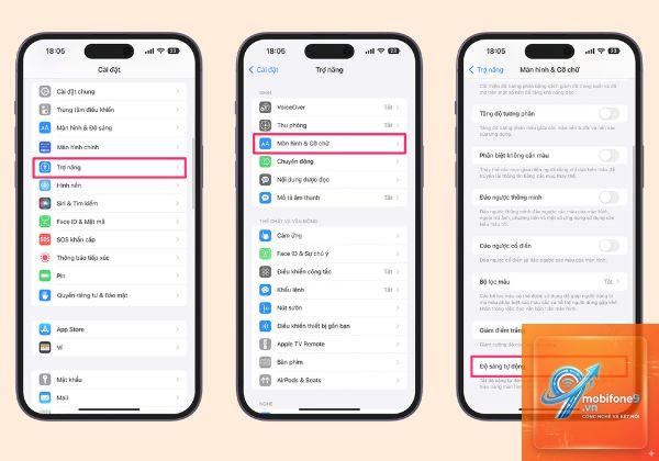 cách tắt độ sáng tự động iphone - Hình 4