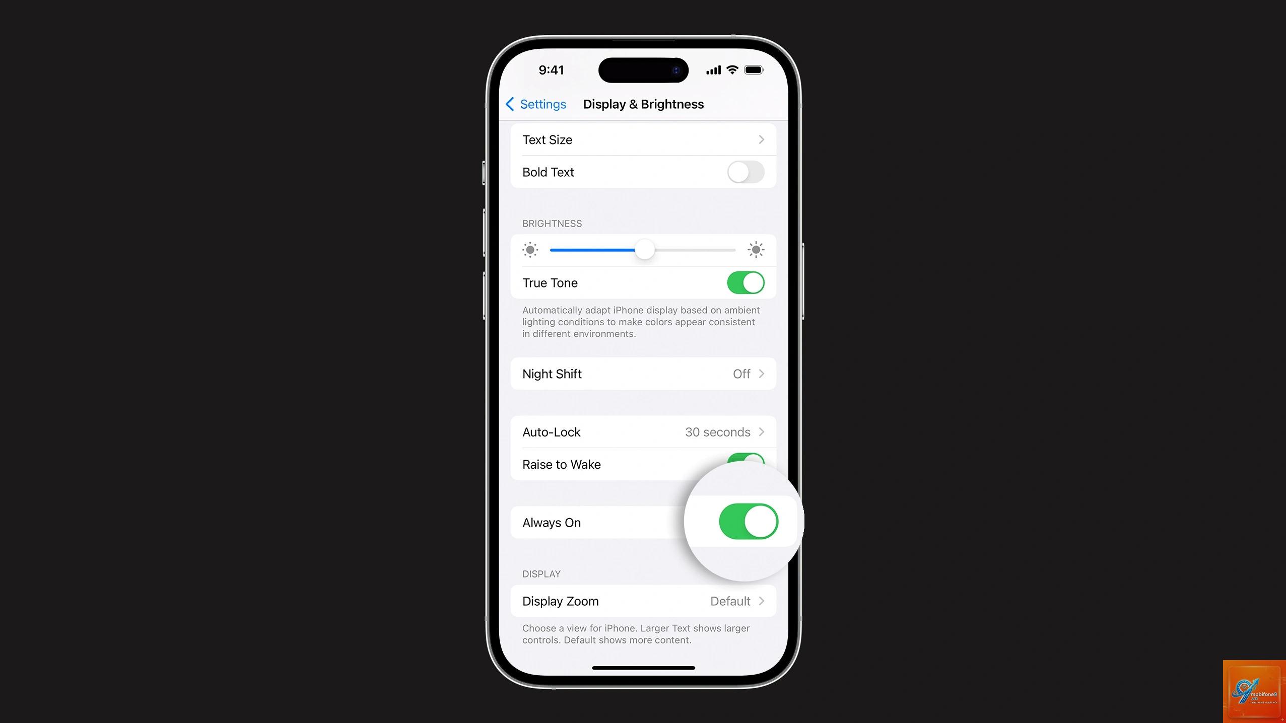 cách tắt màn hình luôn hiển thị iphone - Hình 5