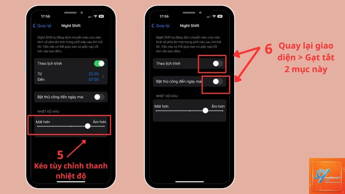cách tắt night shift trên iphone - Hình 1