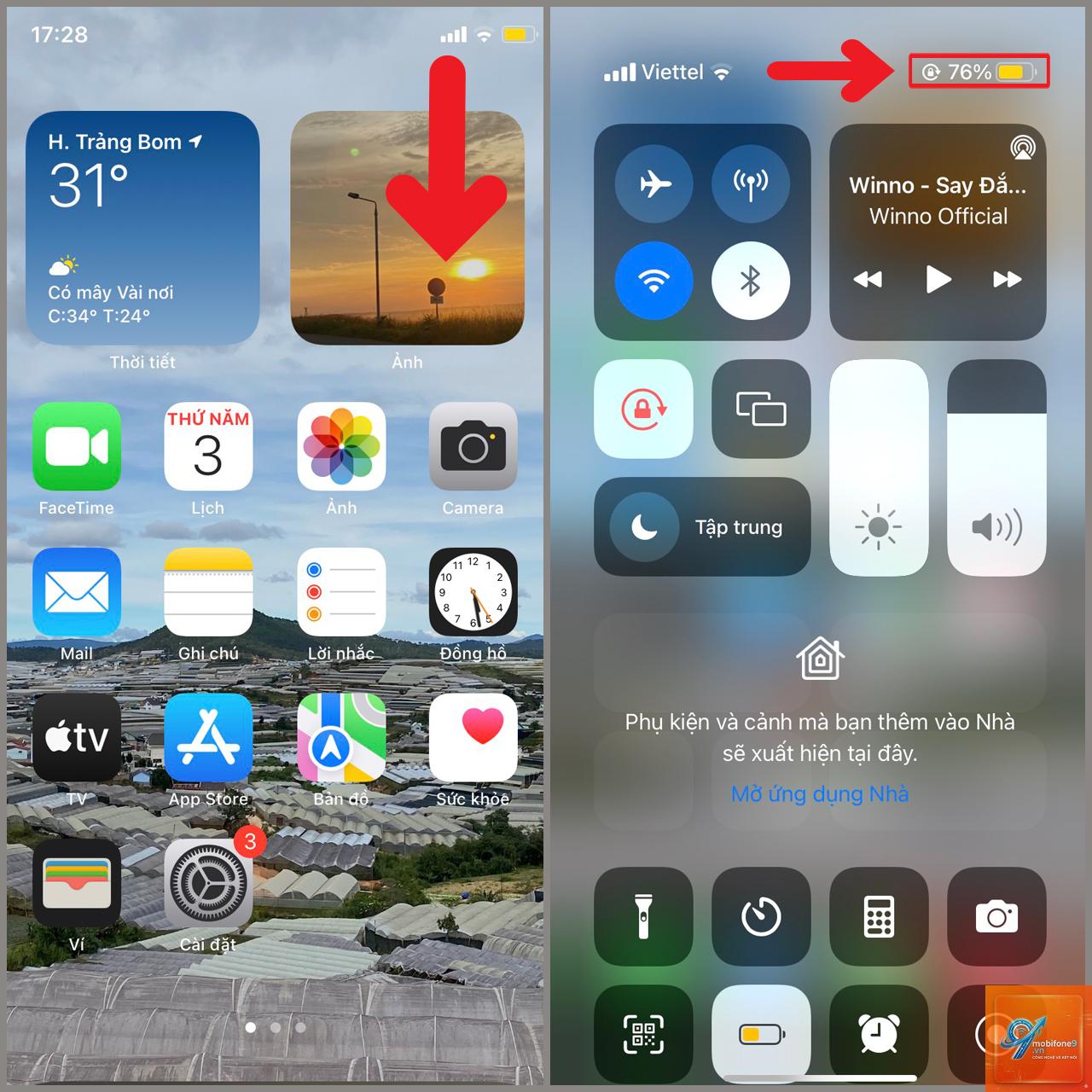 cách tắt phần trăm pin trên iphone - Hình 4