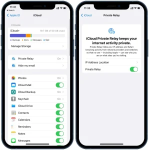 cách tắt private relay trên iphone