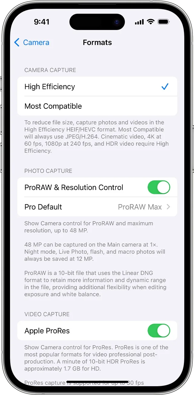 cách tắt prores trên iphone - Hình 4