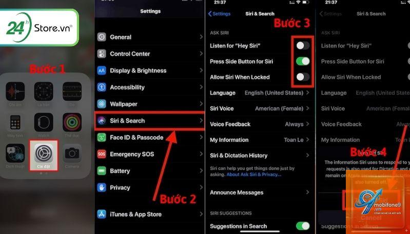 cách tắt siri trên iphone - Hình 2