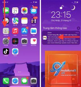 cách tắt thông báo màn hình khóa iphone