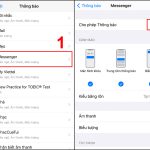 cách tắt thông báo messenger trên iphone