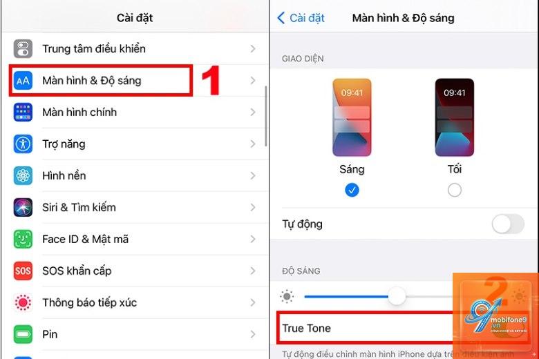 cách tắt true tone trên iphone - Hình 2
