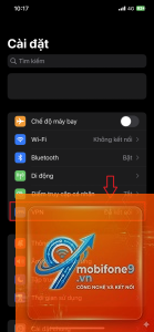 cách tắt vpn trên iphone