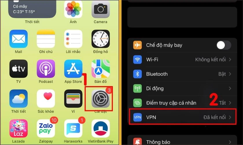 cách tắt vpn tự động iphone - Hình 2