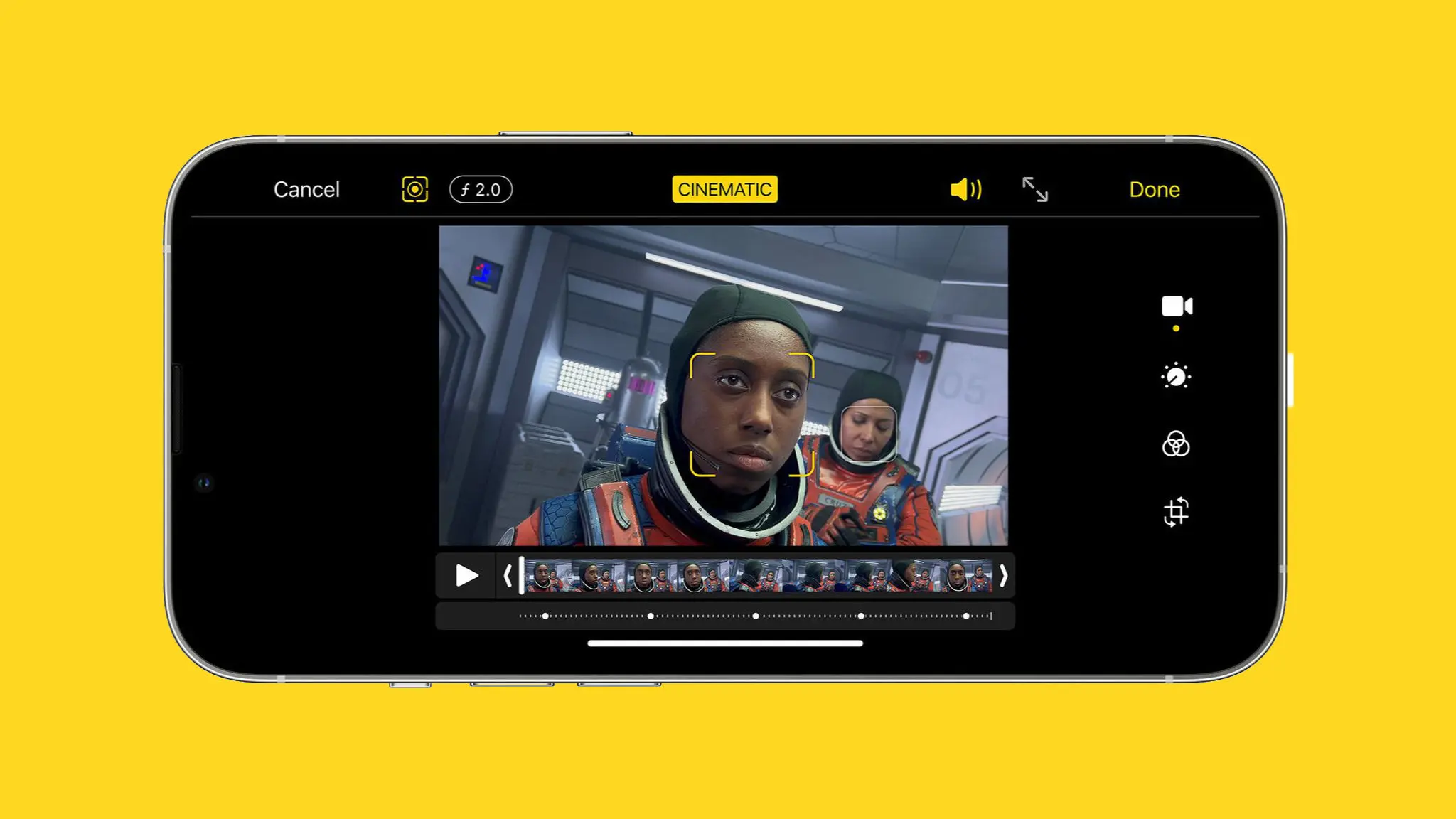 cách thay đổi điểm lấy nét cinematic mode - Hình 3