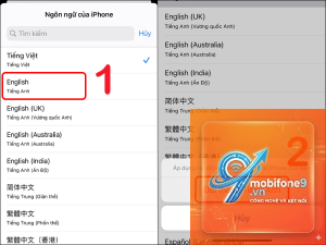 cách thay đổi ngôn ngữ iphone