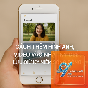 cách thêm ảnh vào journal iphone