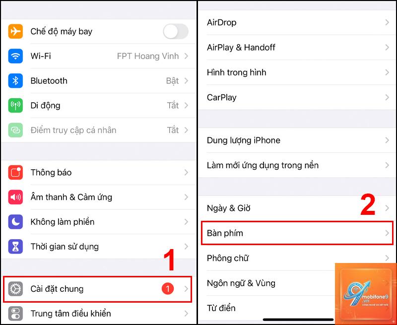 cách thêm bàn phím tiếng việt iphone - Hình 1