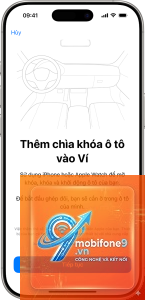 cách thêm chìa khóa xe vào apple wallet
