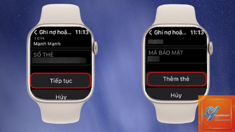 cách thêm thẻ ngân hàng vào apple watch - Hình 3