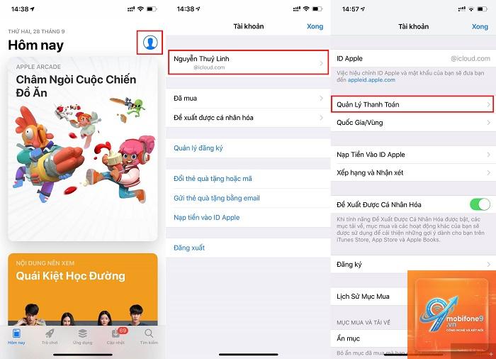 cách thêm thẻ vào app store - Hình 3