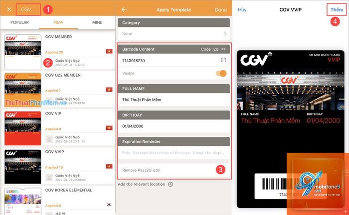 cách thêm vé xem phim vào apple wallet - Hình 4