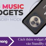 cách thêm widget vào standby mode
