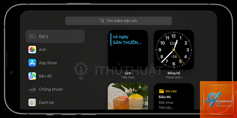 cách thêm widget vào standby mode - Hình 4