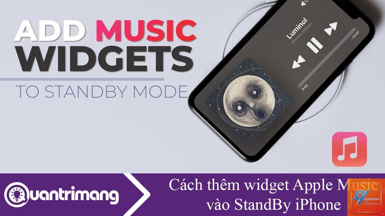 cách thêm widget vào standby mode - Hình 1
